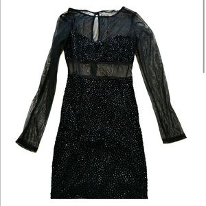 shimmer Sheer Dress